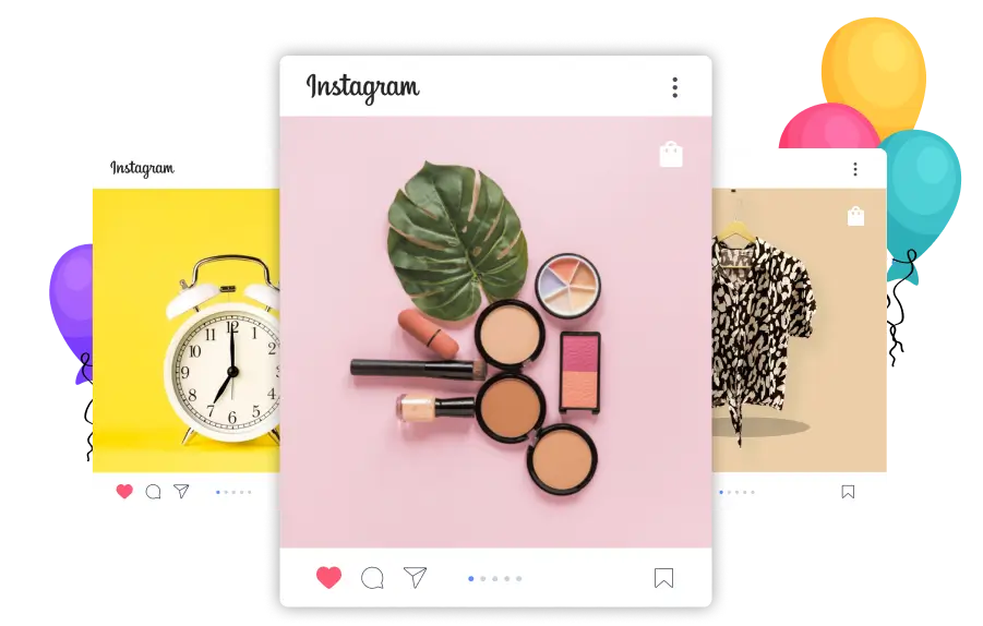 Shoppable instagram feed