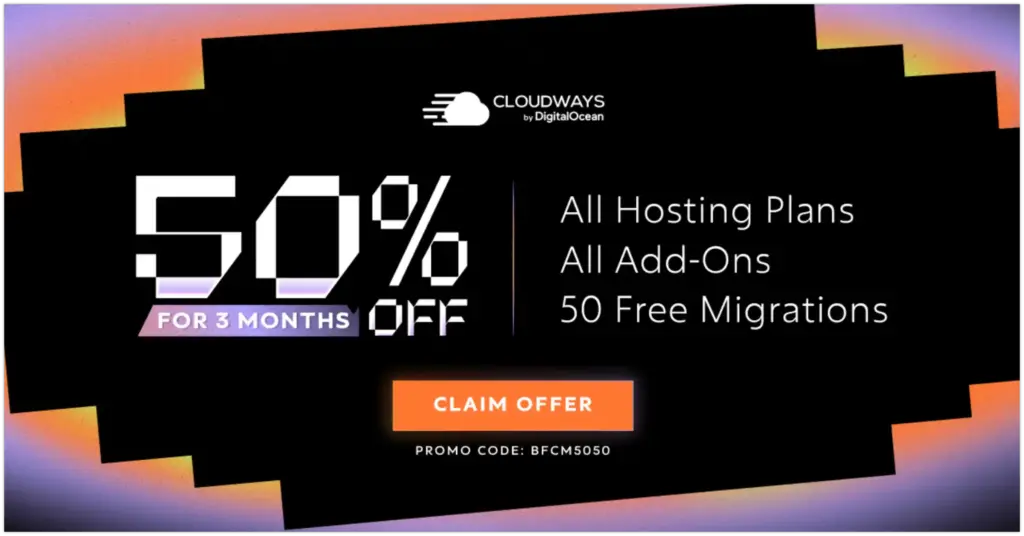 cloudways bfcm deal