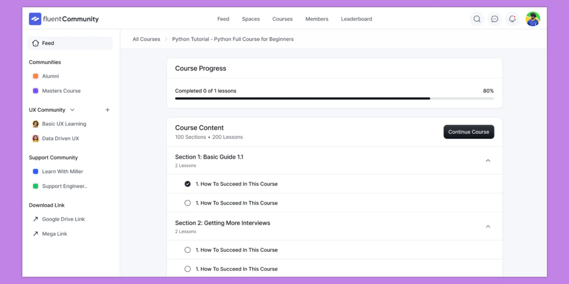 Progress Tracking