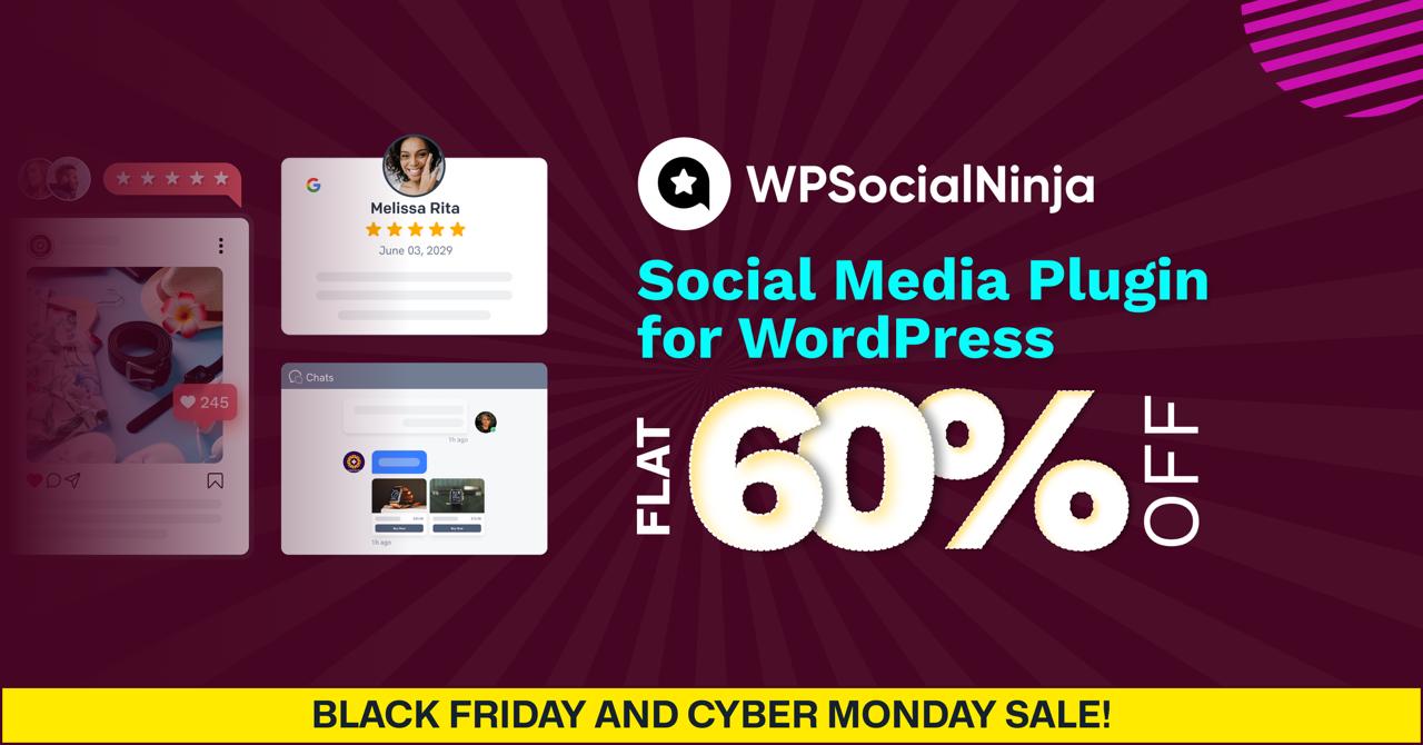 wp social ninja bfcm deal 2025