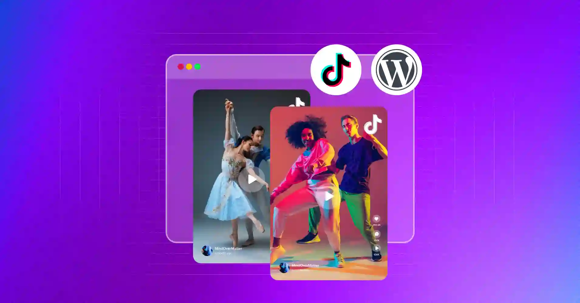 how to embed tiktok video on wordpress website