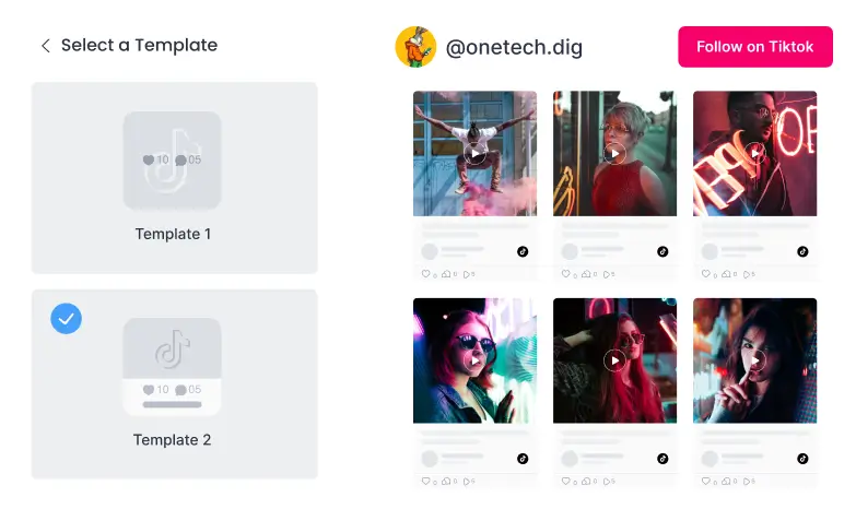 choose your favourite template