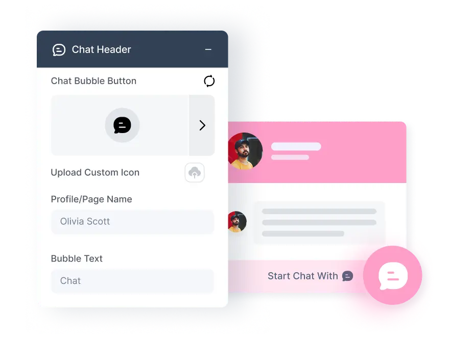 custom chat icon