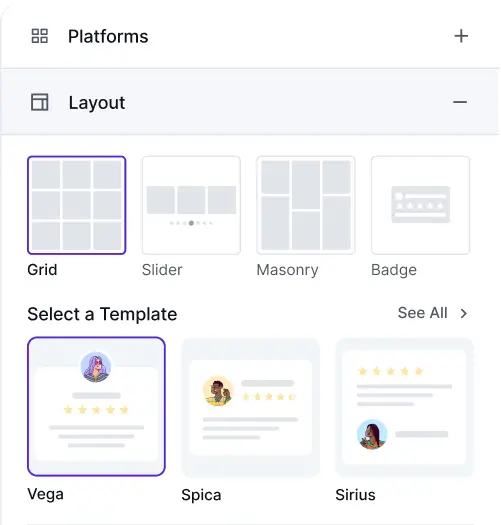customizable templates