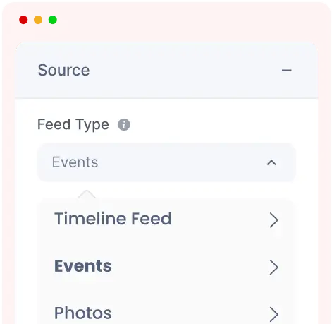 facebook album event feed