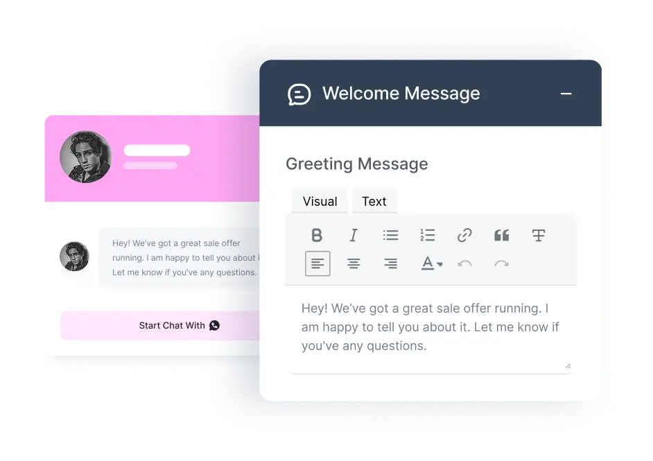 greet customer