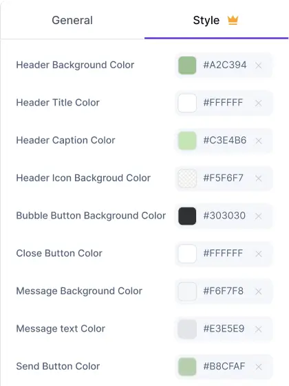 match whatsapp chat box to brand