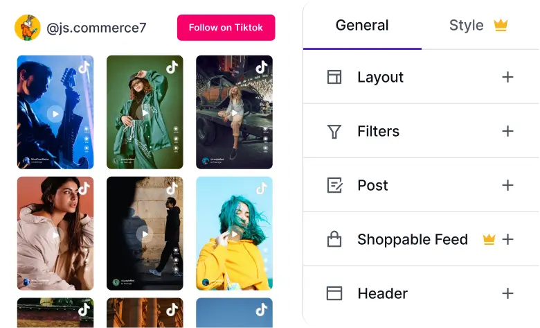 personalised tiktok feed