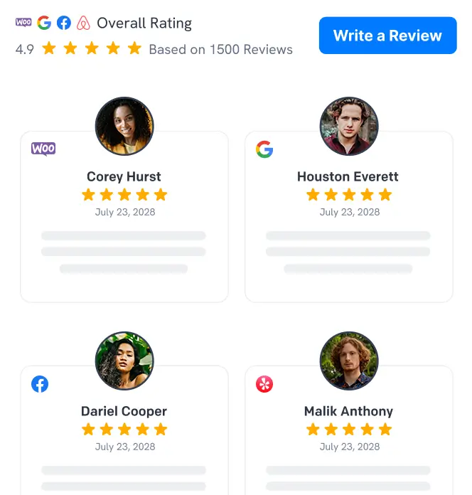 booking.com header settings