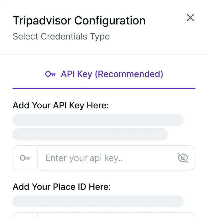 tripadvisor integrate tripadvisor reviews with api key