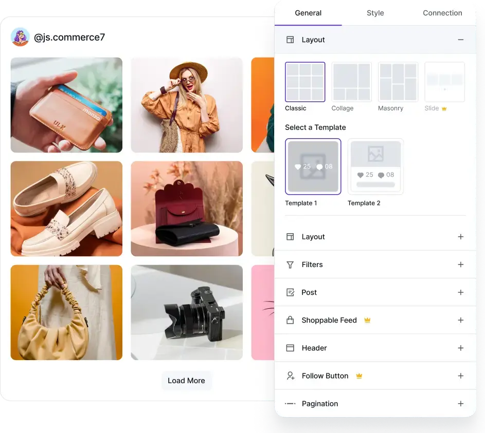 customize feeds with dynamic functionalities