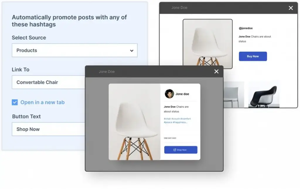 shoppable by hashtags simplify promotions, strengthen your brand1
