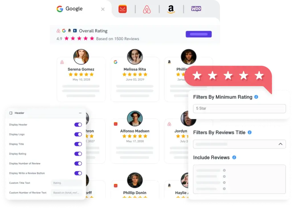 social reviews updated banner