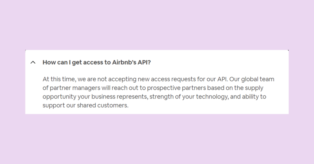 API access restriction