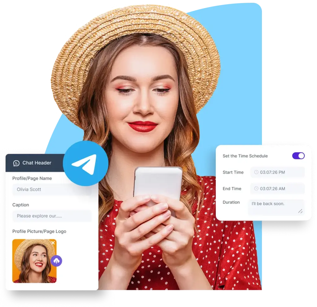 convert your visitors into customers with the best wordpress telegram chat widget updated banner