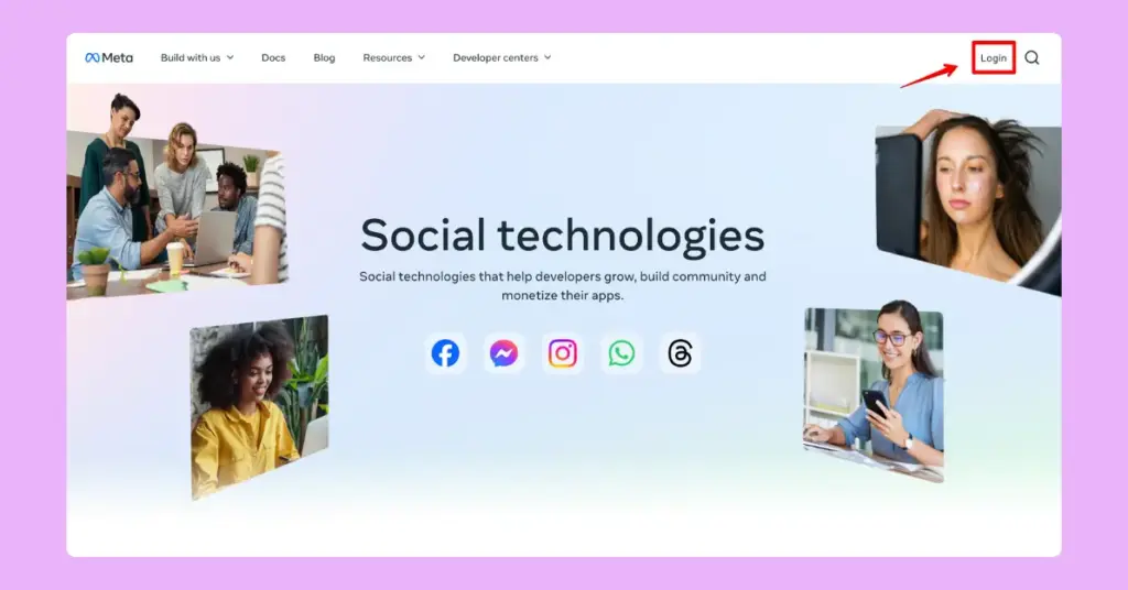 Meta for Developers home page
