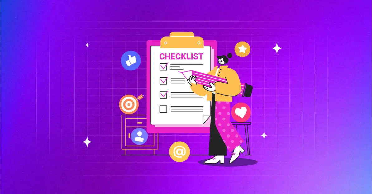 Social media marketing checklist