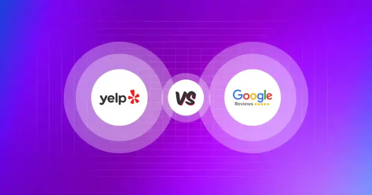 Yelp vs Google reviews