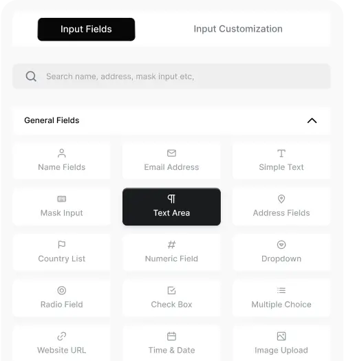 add required fields for details