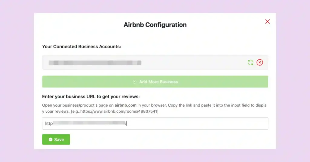 Airbnb configuration