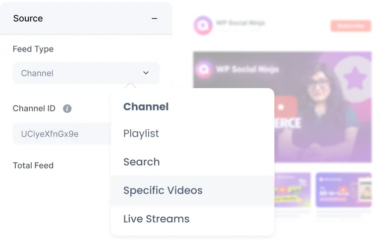 choose feed type