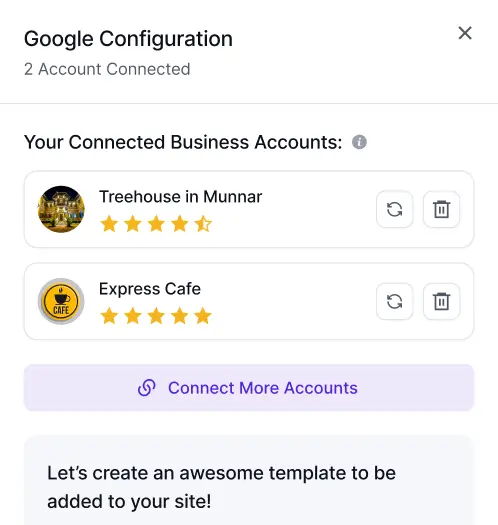 connect multiple accounts