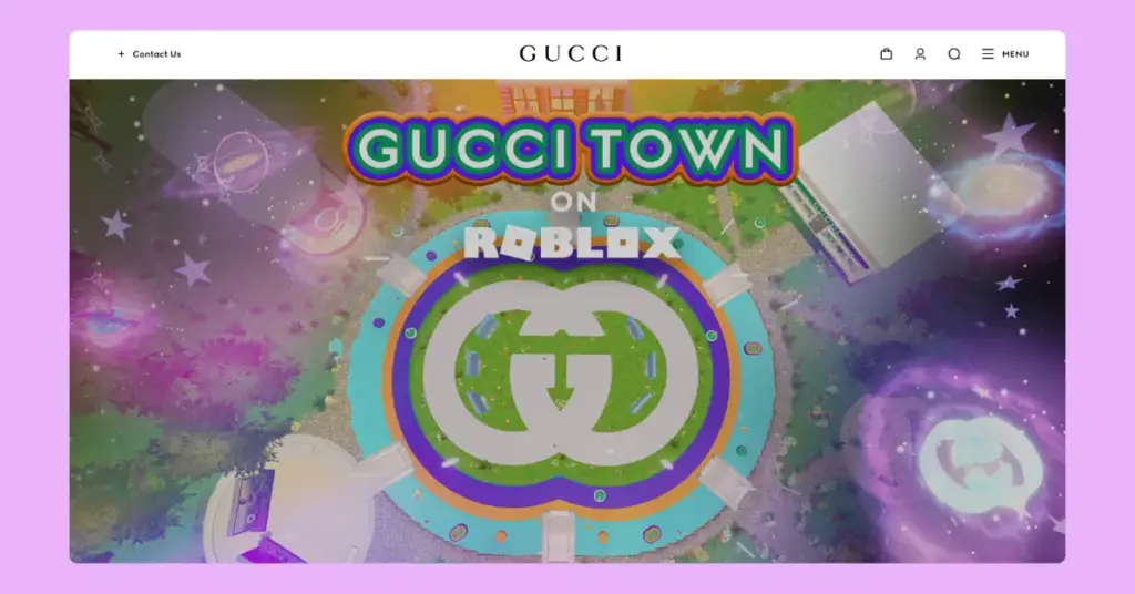 Gucci Town, a metaverse-type eCommerce gamification for building an inclusive community