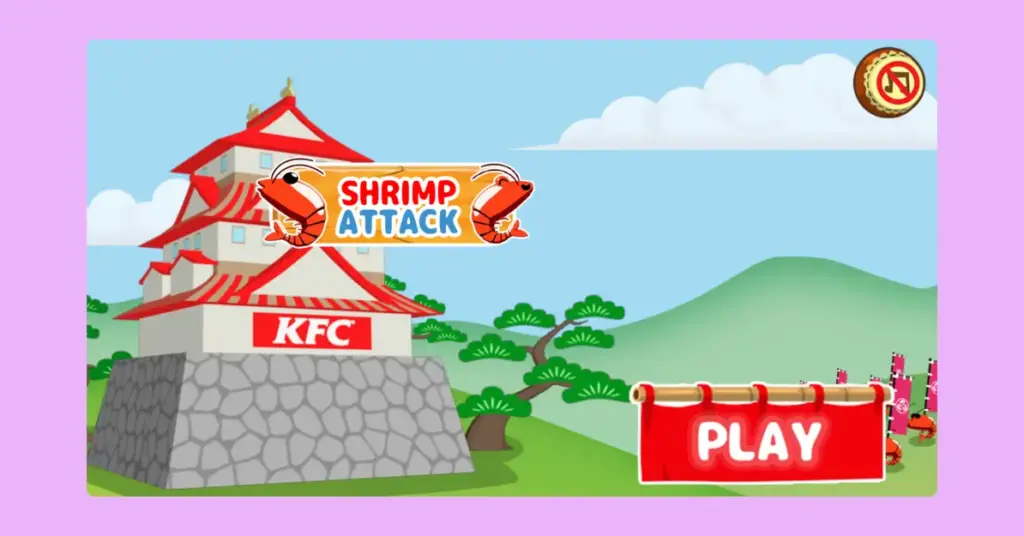 The Shrimp Attack game by KFC