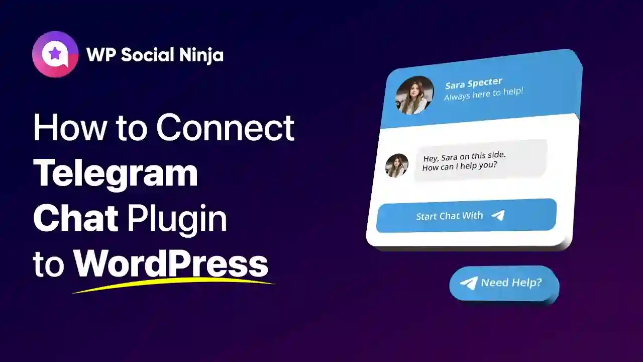 telegram chat widget
