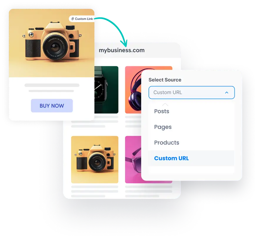 custom url