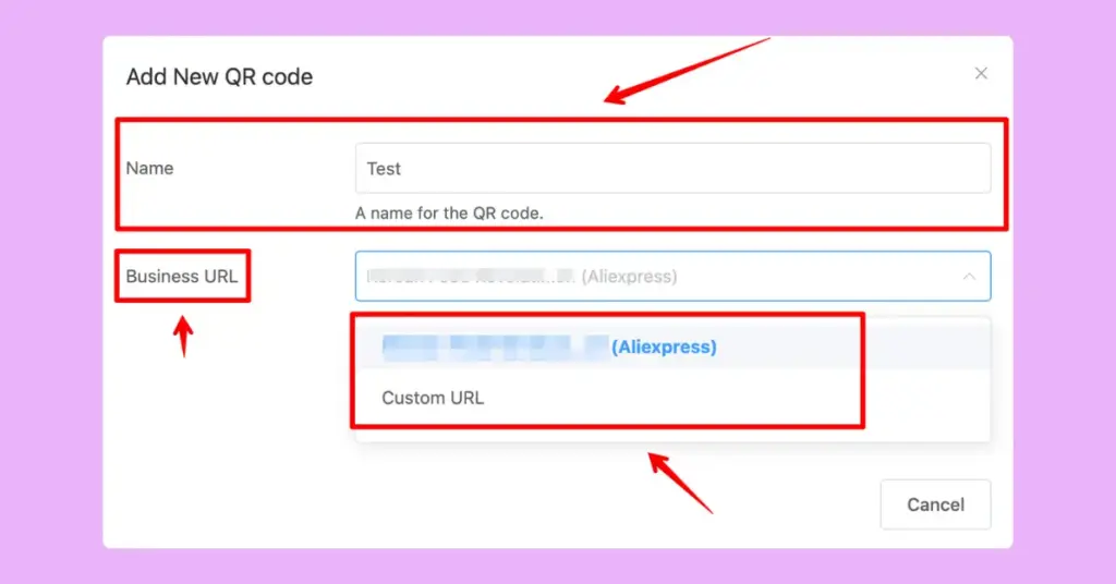 Compulsory credentials for generating QR codes for collecting reviews