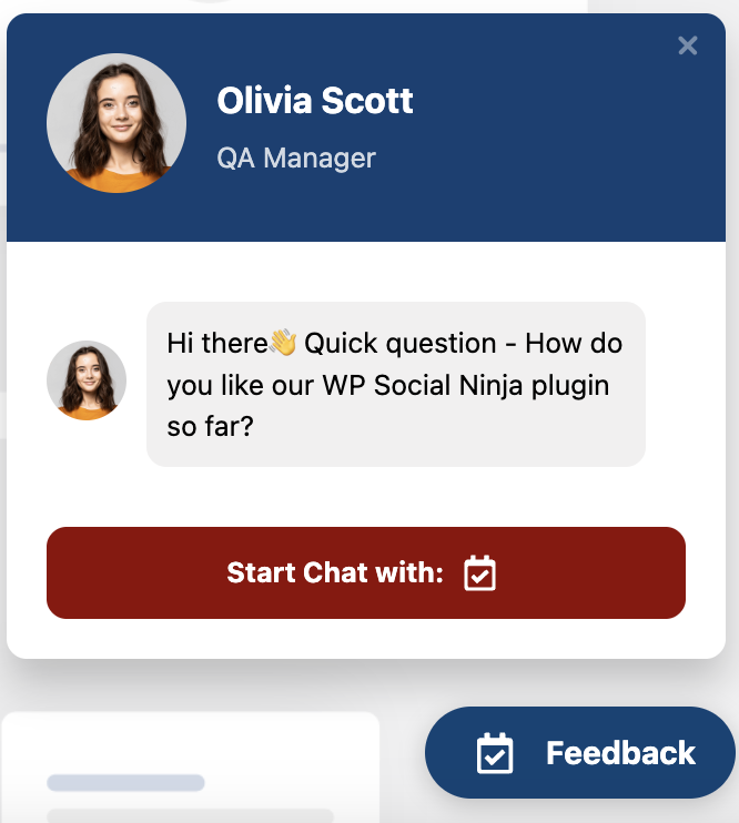Messenger Chat Widget Feedback