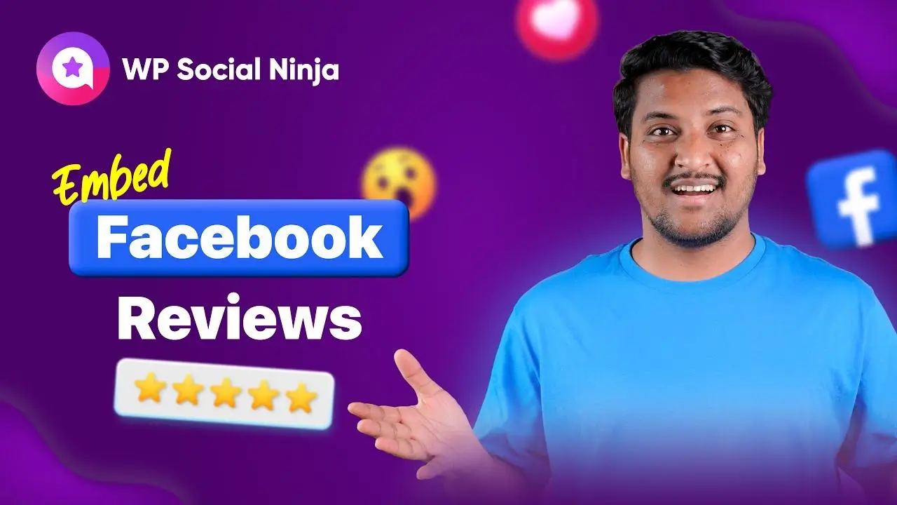 embed facebook review banner