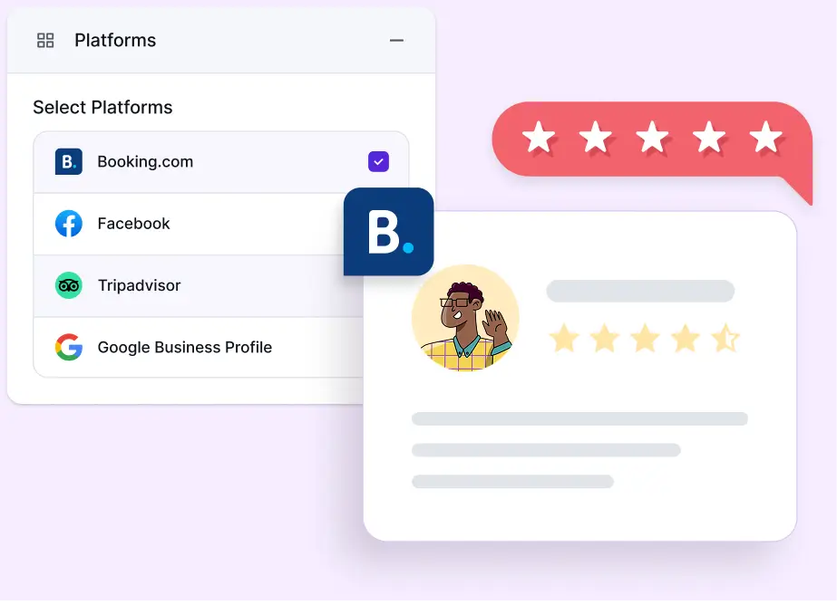 booking.com reviews single