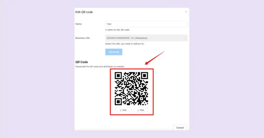 collect reviews with qr code