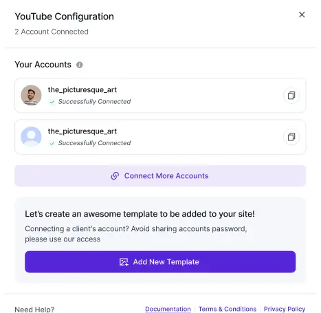 connect multiple youtube feeds2
