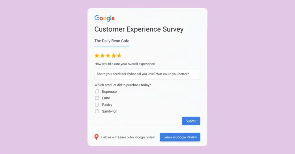Google form review
