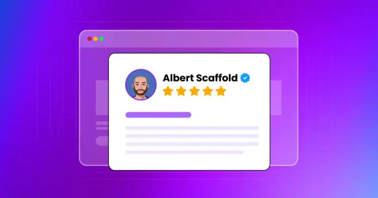 Verified reviewer badge for more credibility