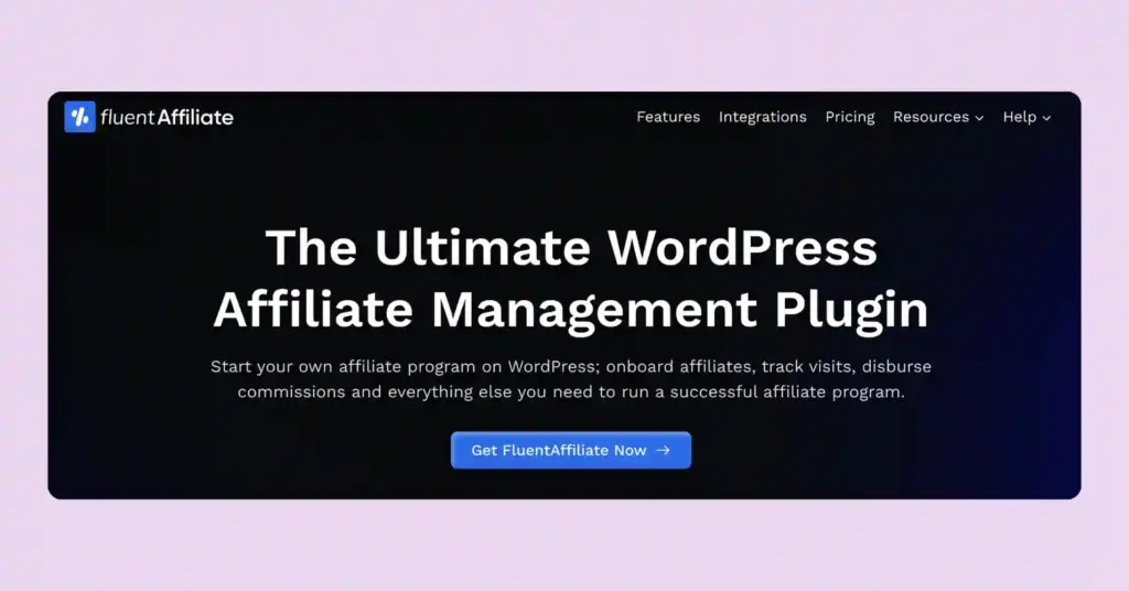 fluentaffiliate dynamic wordpress affiliate management plugin