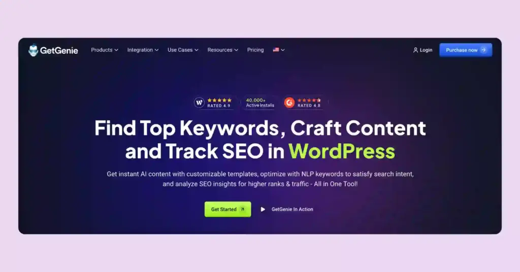 getgenie a powerful ai seo and content creation tool