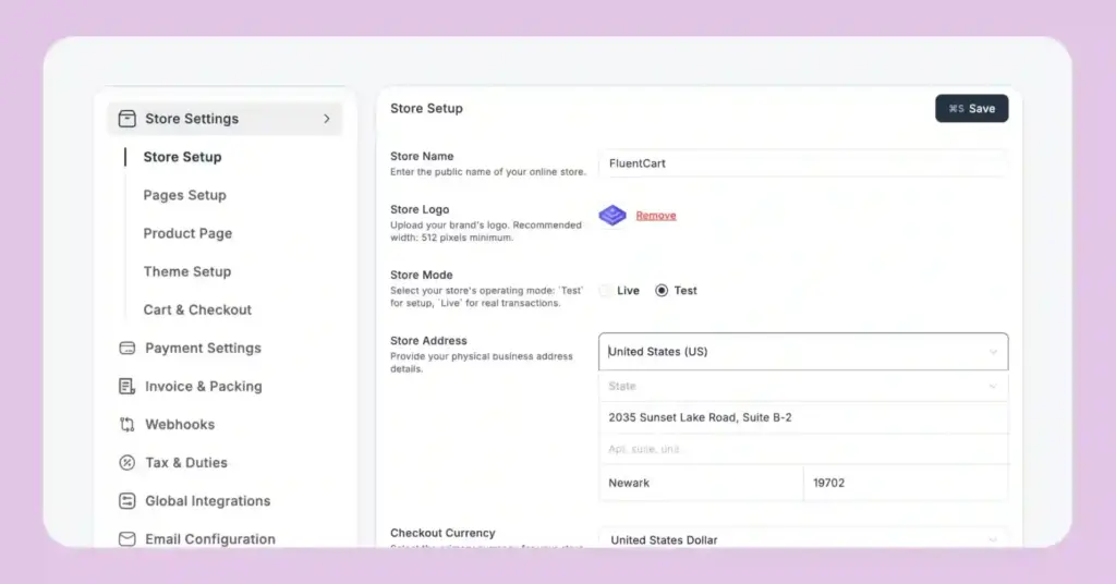 Managing Your Store: The Control Center