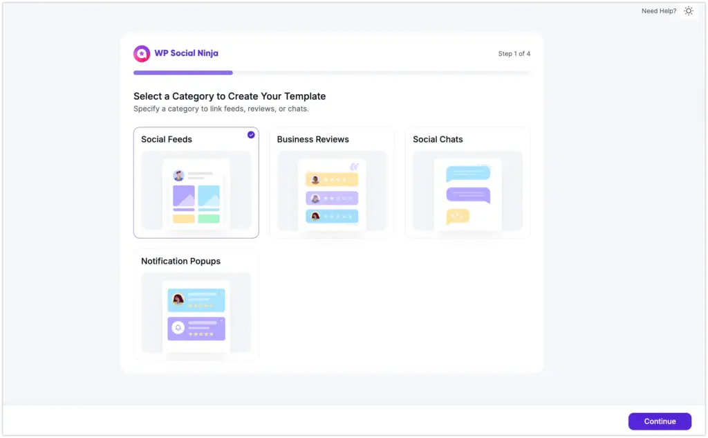 wp social ninja onboarding