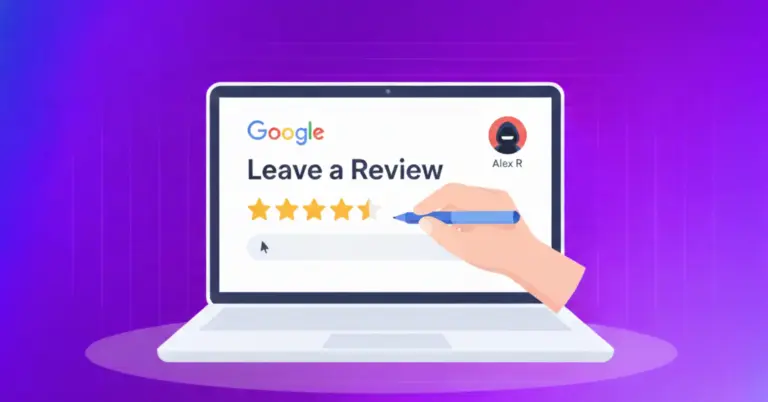 how to leave an anonymous google review