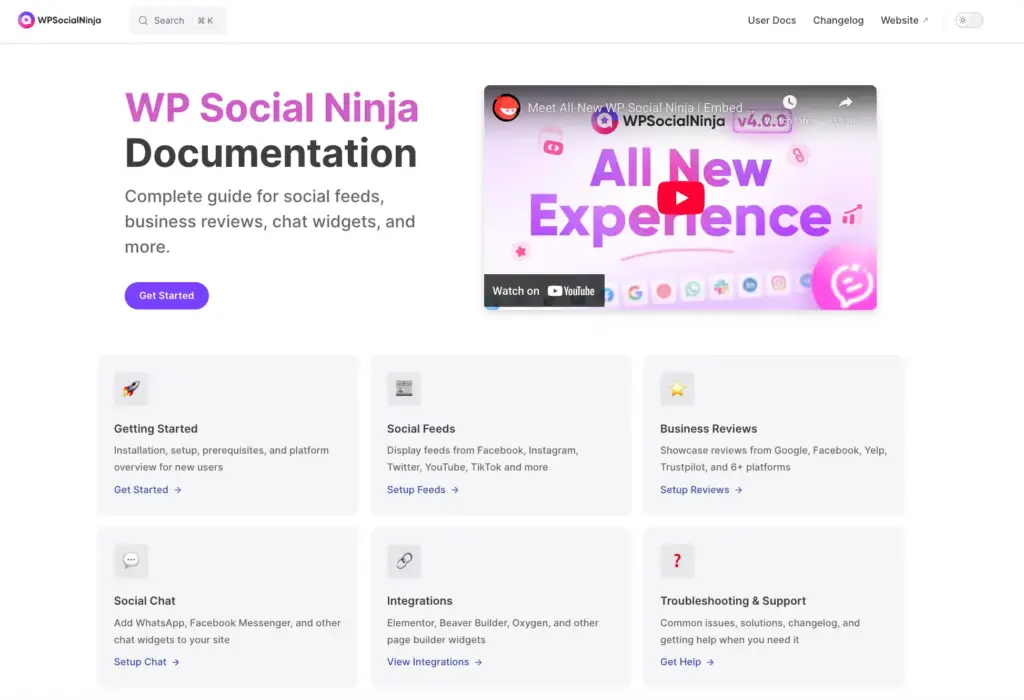 wp social ninja documentation
