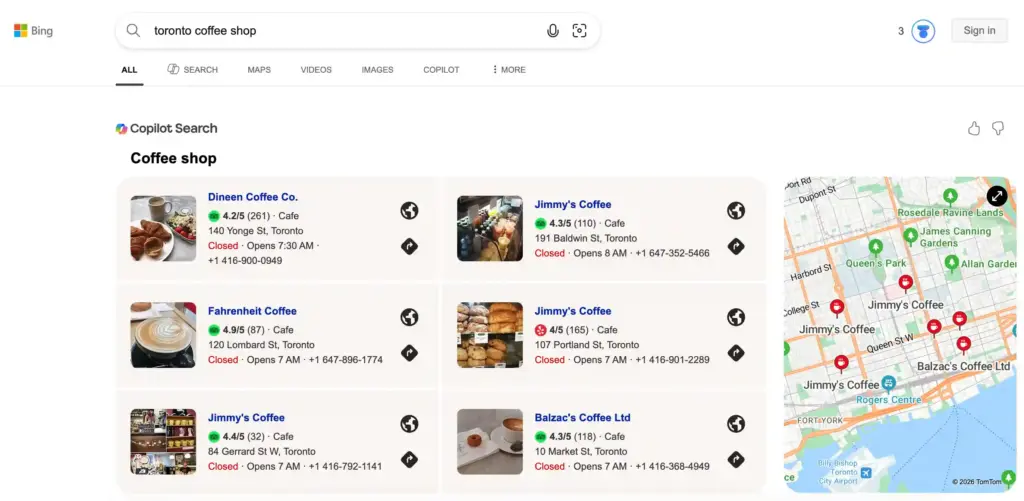 bing searches- Essential platforms for SEO Business Listing