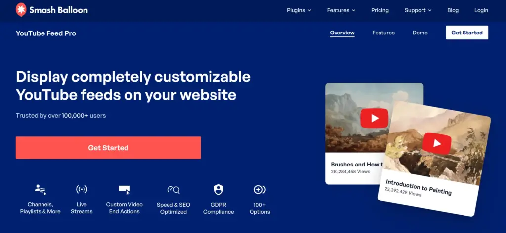 smash balloon youtube feed