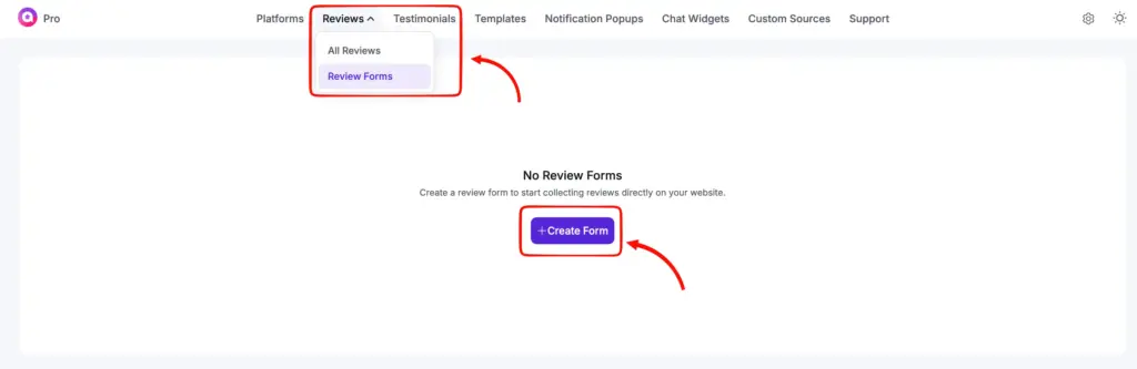 Native review form creation option in WP social Ninja 4.2.0