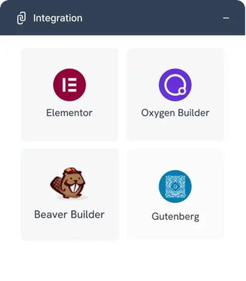 compatible with site builders