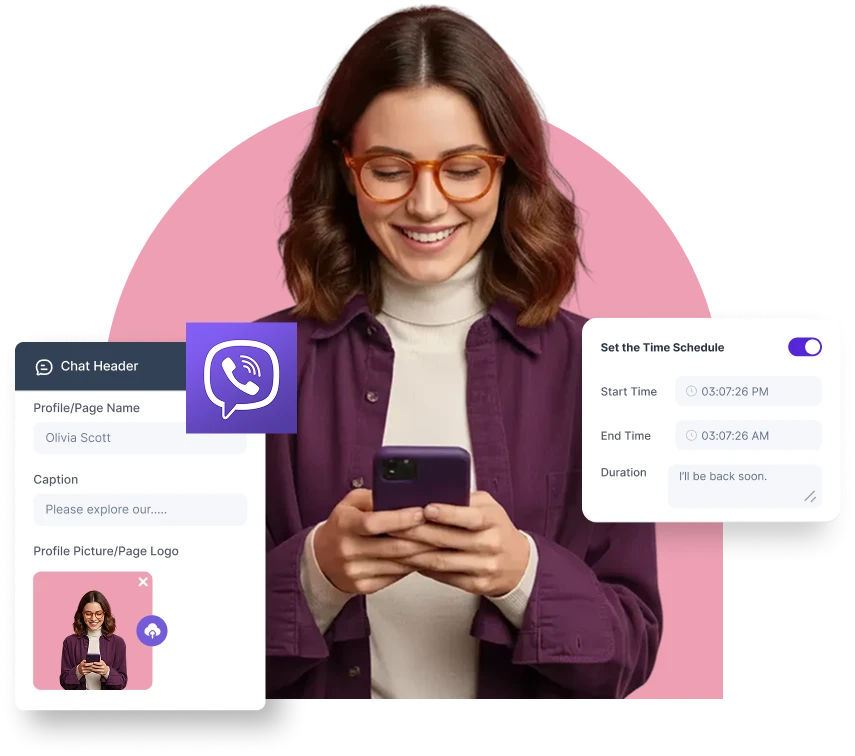 viber chat widget hero image