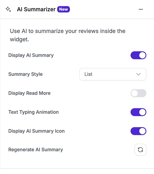 ai powered review summary